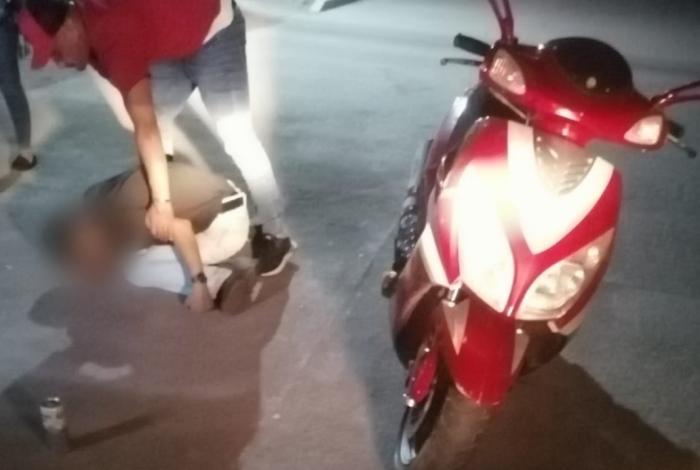 Dos motociclistas resultan heridos en accidentes simultáneos en Buenavista