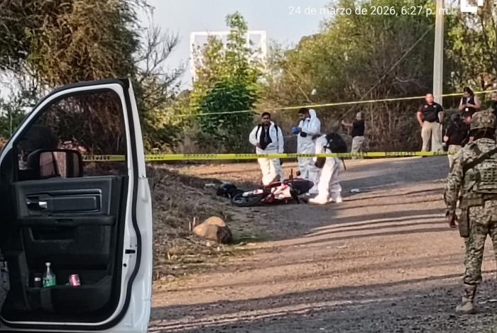 Ejecutan a motociclista en La Estancia