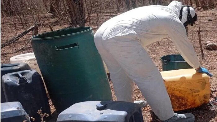 Ejército asegura sustancias químicas en Sinaloa