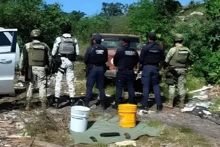 Ejército decomisa 52 kilos de cristal y armas en Operativo en Uruapan, Michoacán