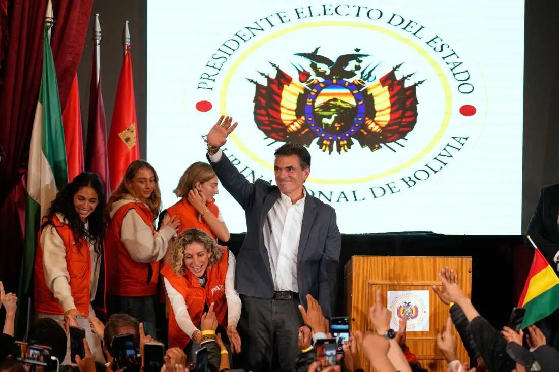 El centrista Rodrigo Paz gana las elecciones de Bolivia