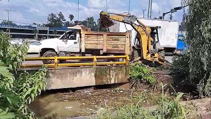 El Gobierno de Morelia mantiene jornadas de limpieza en dren Barajas