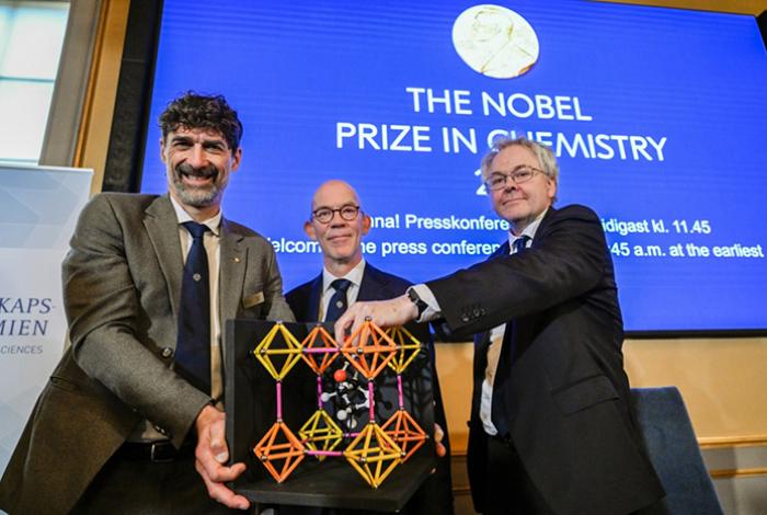 El Nobel de Química es para tres científicos por el desarrollo de estructuras metaorgánicas