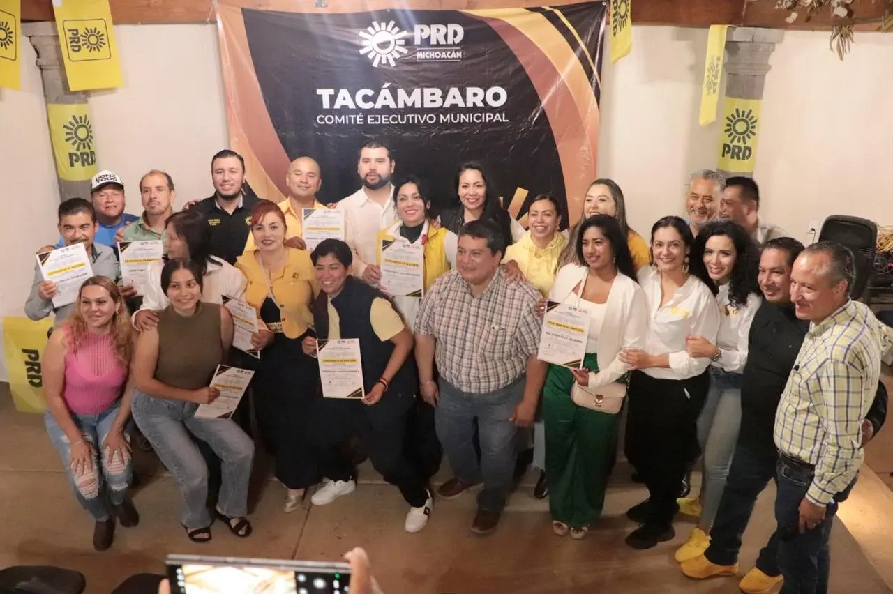 El PRD Michoacán se reorganiza en Tacámbaro y Ario de Rosales con respaldo a sus estructuras locales