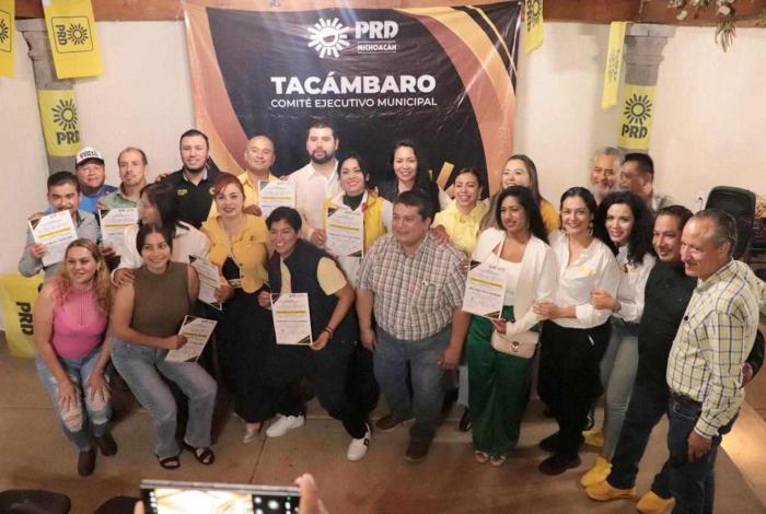 El PRD Michoacán se reorganiza en Tacámbaro y Ario de Rosales con respaldo a sus estructuras locales