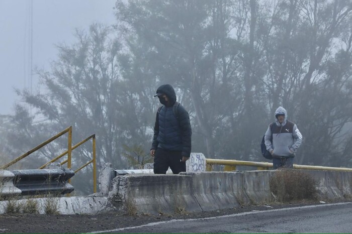 Emite PC estatal recomendaciones ante bajas temperaturas; en riesgo 16 municipios