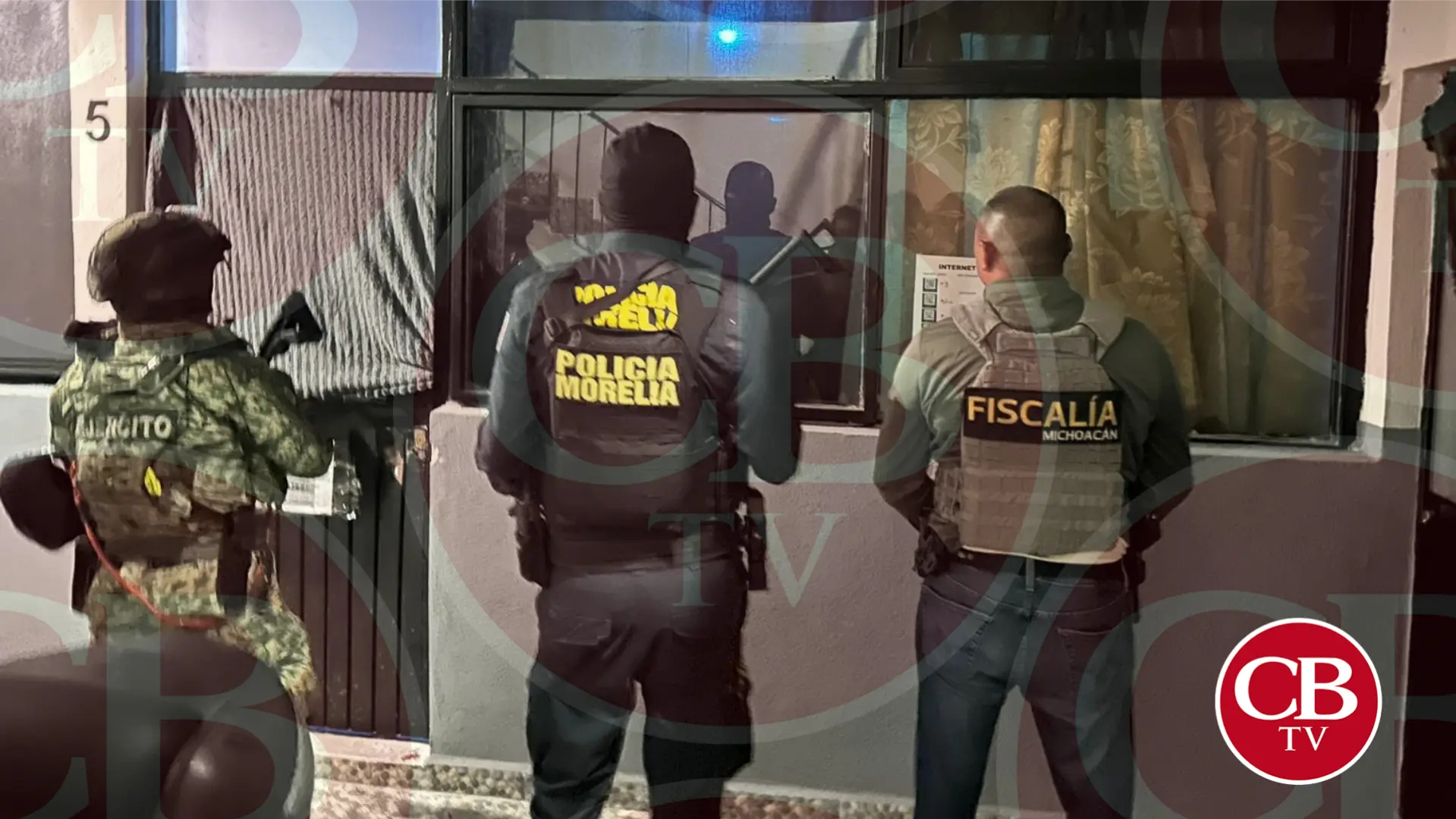 En cateo, asegura FGE inmueble relacionado en conductas ilícitas y detiene a dos personas