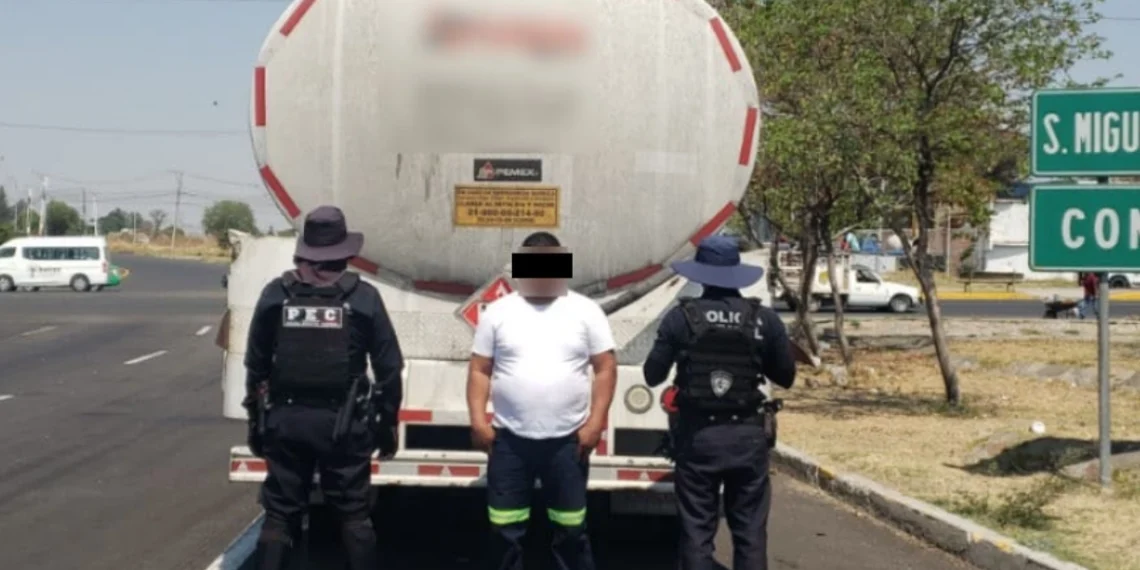 En Celaya se confisca con 20 mil litros de diésel; se detuvo una persona