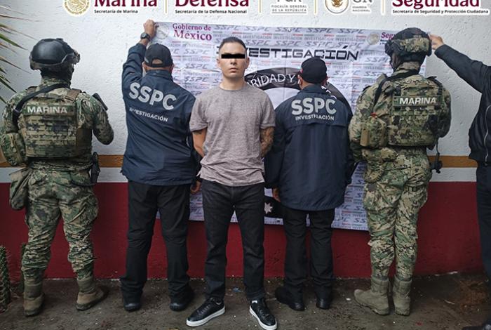 En la Ciudad de México capturan al “Lobo Menor”, líder de un grupo delictivo transnacional