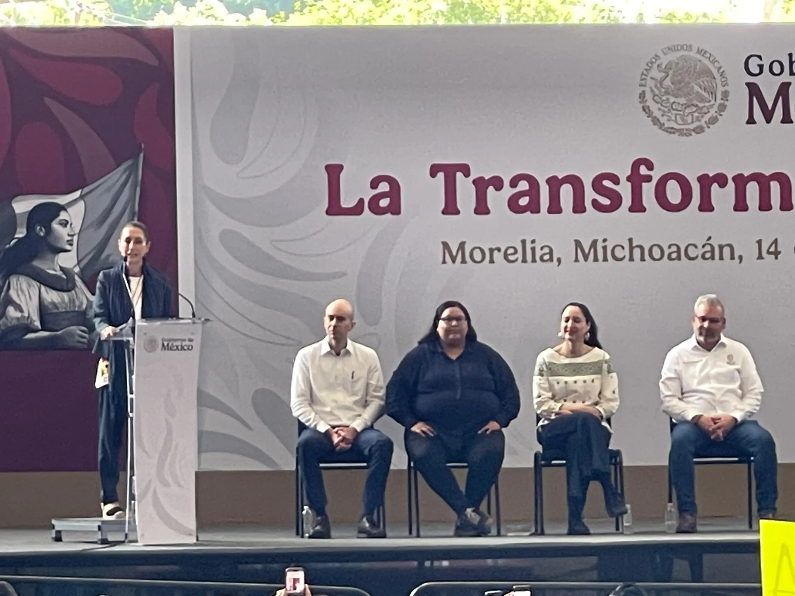 En la transformación avanza Morelia, afirmó Claudia Sheinbaum