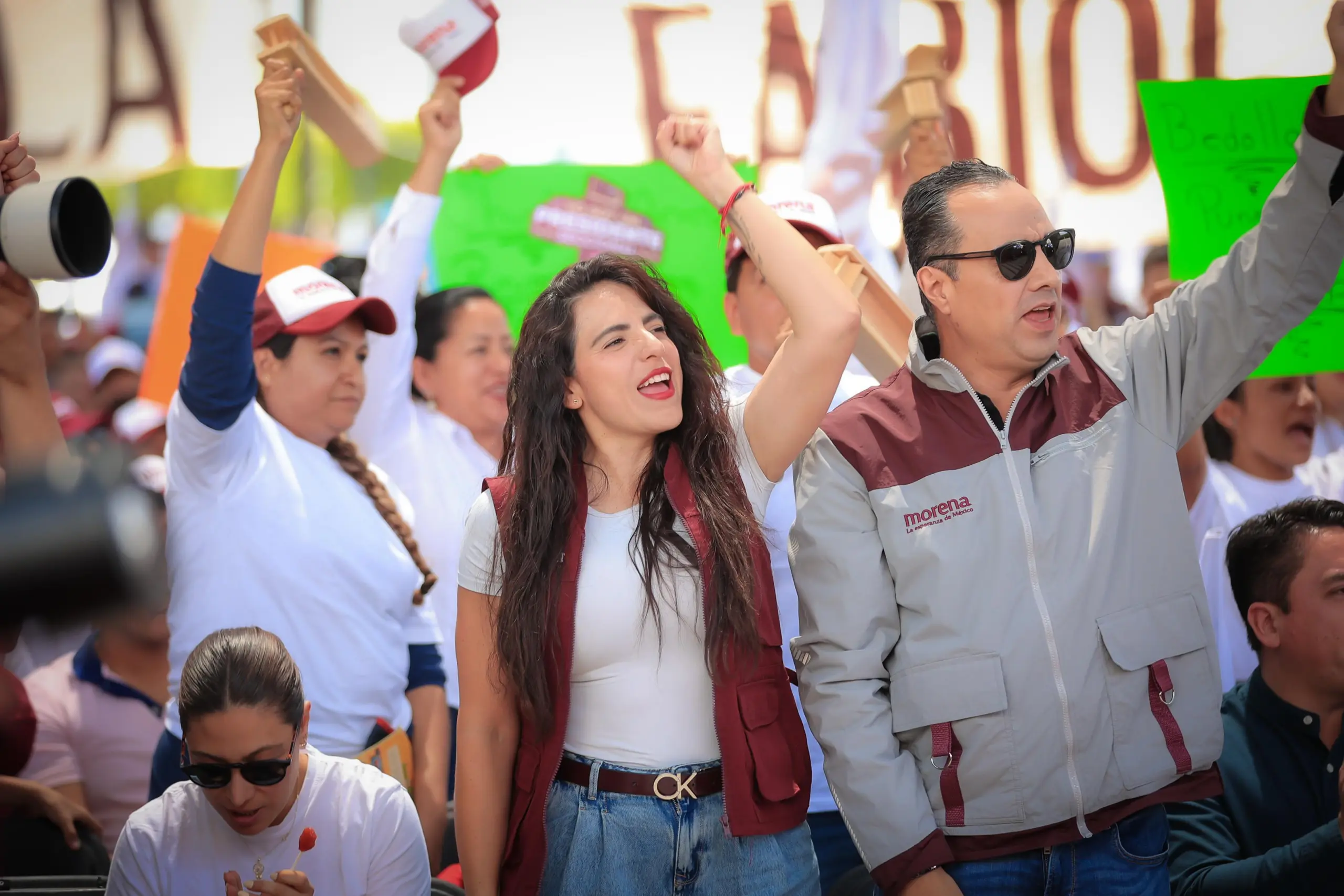 En Michoacán, estamos listos para defender a nuestra presidenta Sheinbaum y la soberanía nacional: Giulianna Bugarini