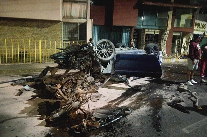 En Morelia, hombre muere tras choque de auto contra un inmueble en el Boulevard García de León