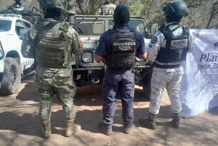 En operativo, desmantelan narcolaboratorio en Nocupétaro