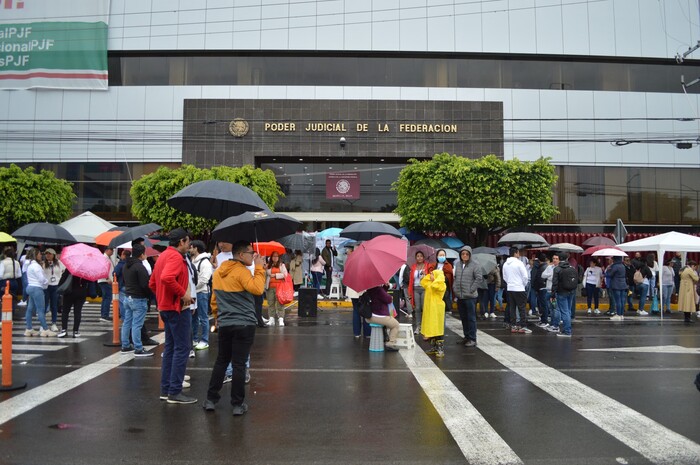 En paro indefinido, jueces y magistrados federales en Michoacán