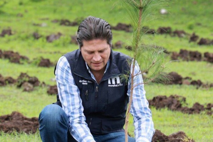 Encabeza Alfonso Martínez jornada de reforestación