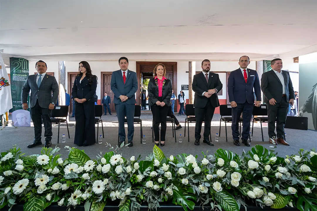 Encabeza ministra de la Suprema Corte de Justicia de la Nación el 211 aniversario de la instalación del Primer Supremo Tribunal de Justicia en Ario de Rosales