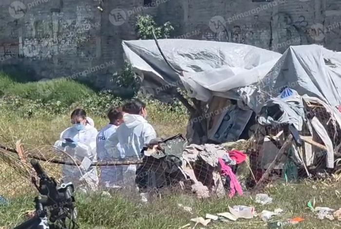 Encuentran cu3rpo en casa de cartón, en Morelia