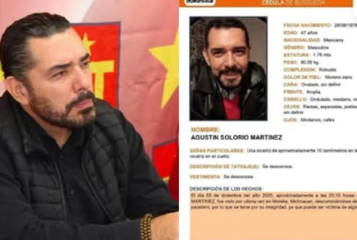 Encuentran sin vida a Agustín Solorio, delegado del PT en Apatzingán