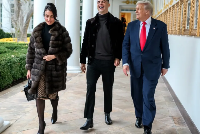 Encuentro viral de Donald Trump y Cristiano Ronaldo en la Casa Blanca