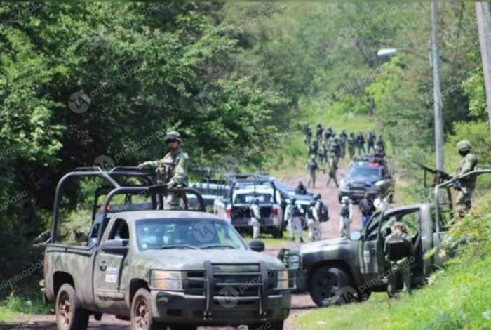 Enfrentamiento en Apazingán deja un herido