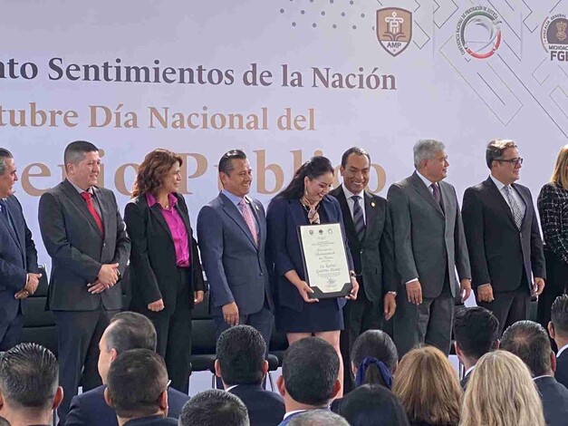 Entrega reconocimientos “Sentimientos de la Nación” a Ministerios Públicos de FGE