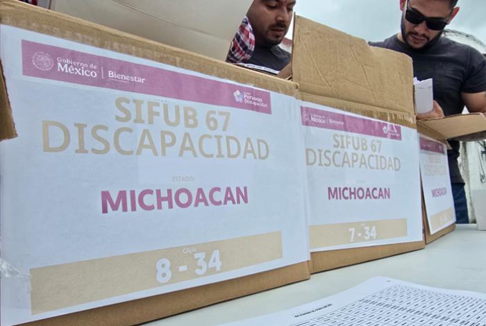 Entregará Bienestar tarjetas a nuevos derechohabientes de la Pensión de Discapacidad en Michoacán