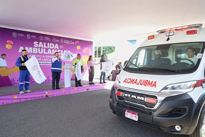 Envía Michoacán brigada de atención médica y ambulancias en apoyo a afectados por lluvias
