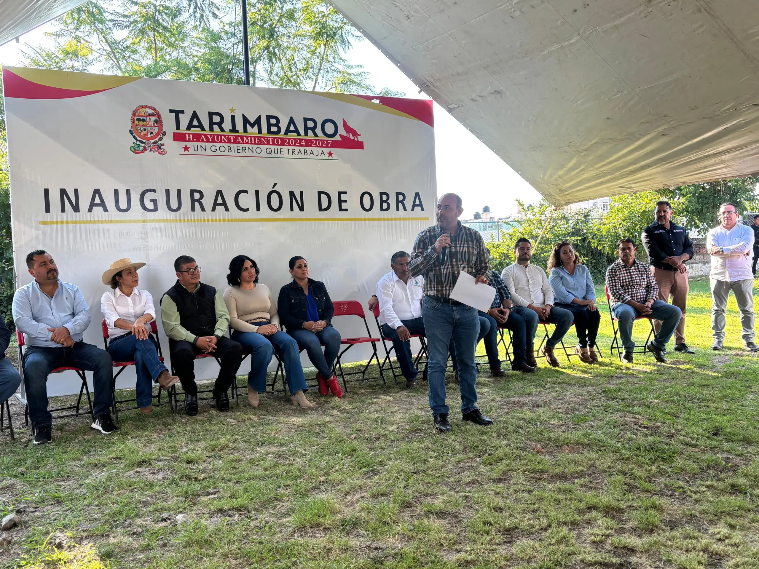Eric Gaona inaugura pozo de agua en Paseos del Valle; beneficiará a más de 10 mil tarimbarenses