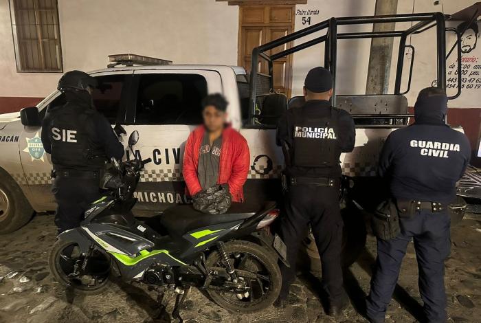 Erongarícuaro: agarran a Antonio G con droga