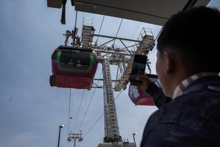 ‘Es algo impresionante’: uruapenses celebran teleférico