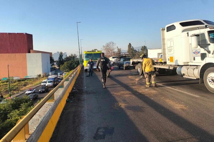 Esta mañana, 3 accidentes viales frente a la Terminal de Autobuses de Morelia