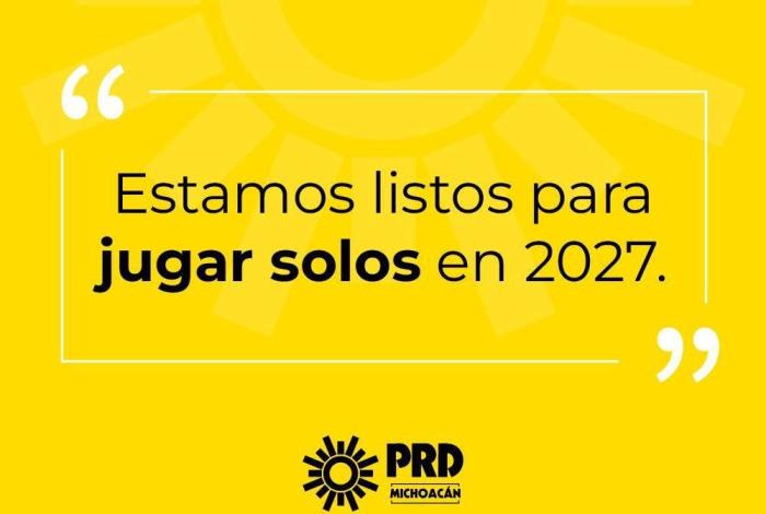 Estamos listos para jugar solos en 2027, porque tenemos con qué