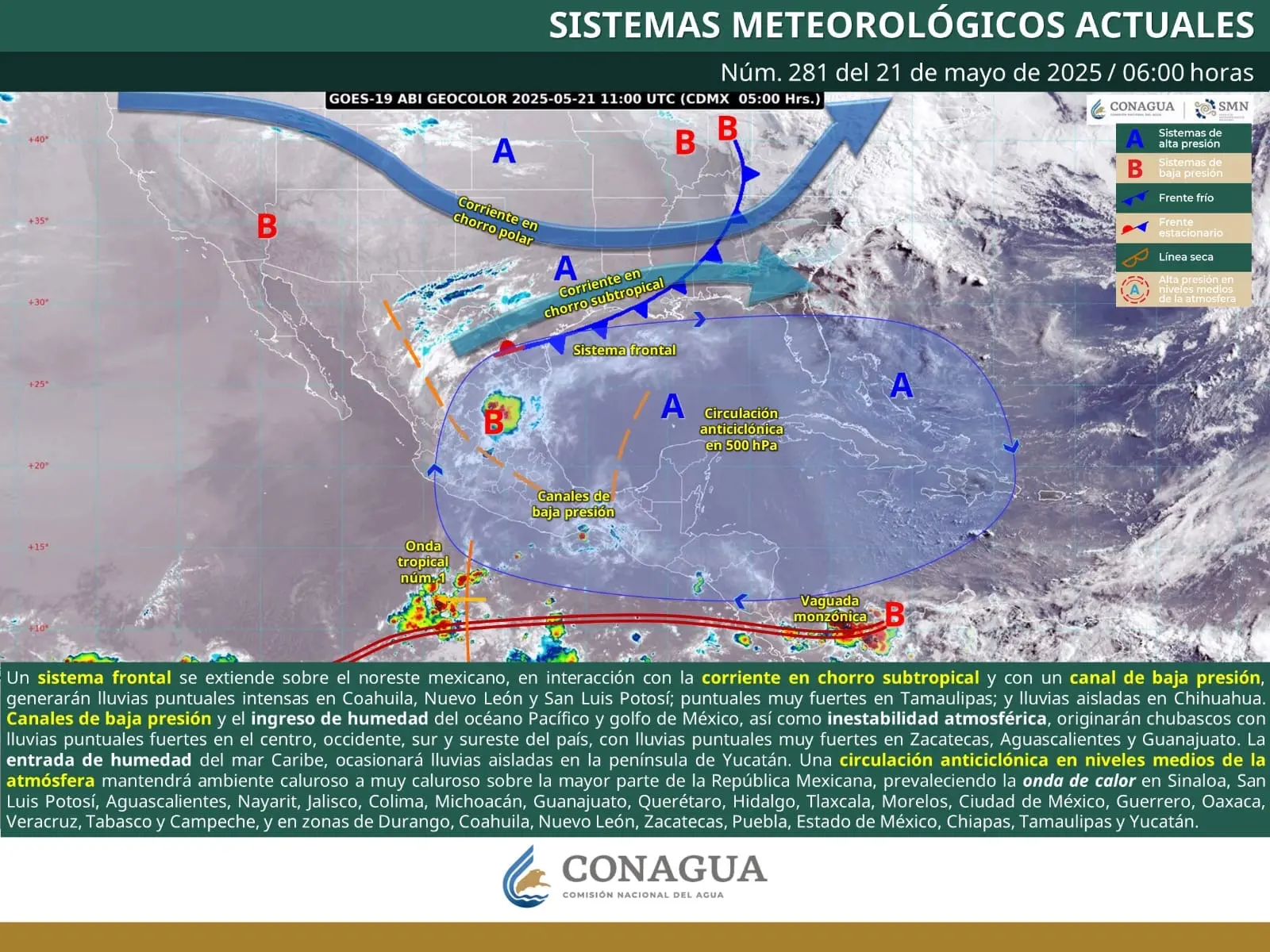Este día se pronostican lluvias en Michoacán