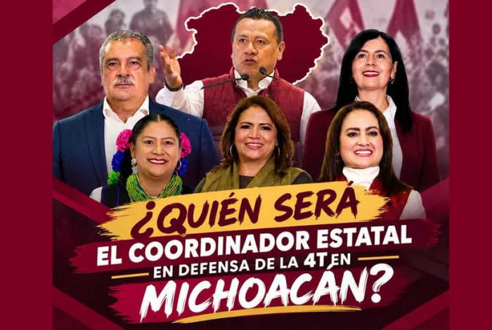 Este lunes, coordinador estatal de Morena en Michoacán
