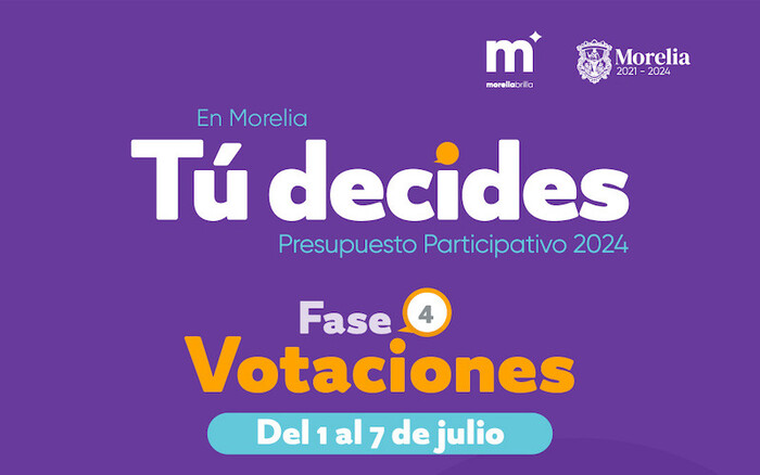 Este lunes, inician las votaciones para elegir proyecto del Presupuesto Participativo