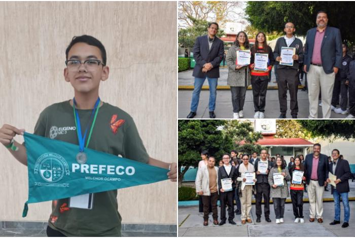 Eugenio Vargas, de la PREFECO, gana medalla de plata en la Olimpiada Mexicana de Matemáticas