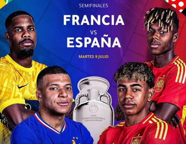 Eurocopa 2024: Francia y España se miden por el primer boleto a la final