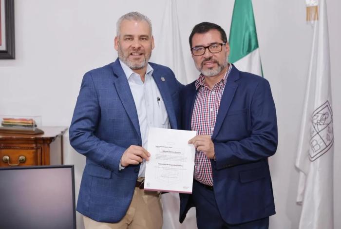 Evade Bedolla responder sobre posible renuncia del secretario de Seguridad Pública