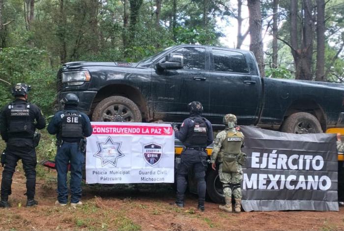 Explosivos y vehículos son asegurados tras operativo interinstitucional en Salvador Escalante