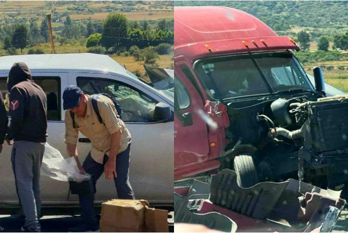 Fallecen 3 niños y 4 adultos en choque sobre la México-Guadalajara; hay 3 lesionados