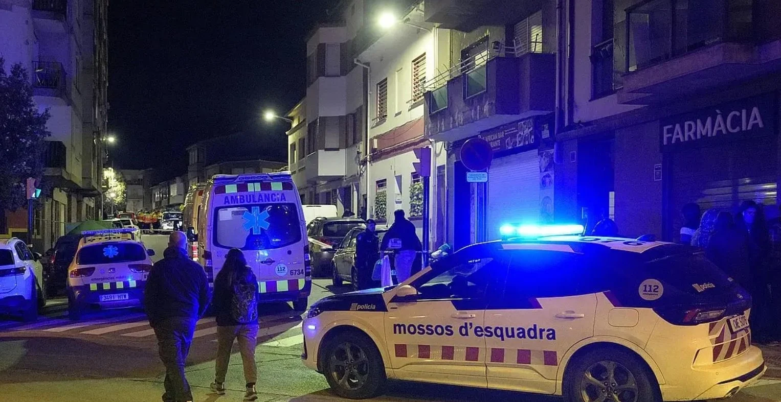 Fallecen cinco personas en un incendio en Cataluña, España