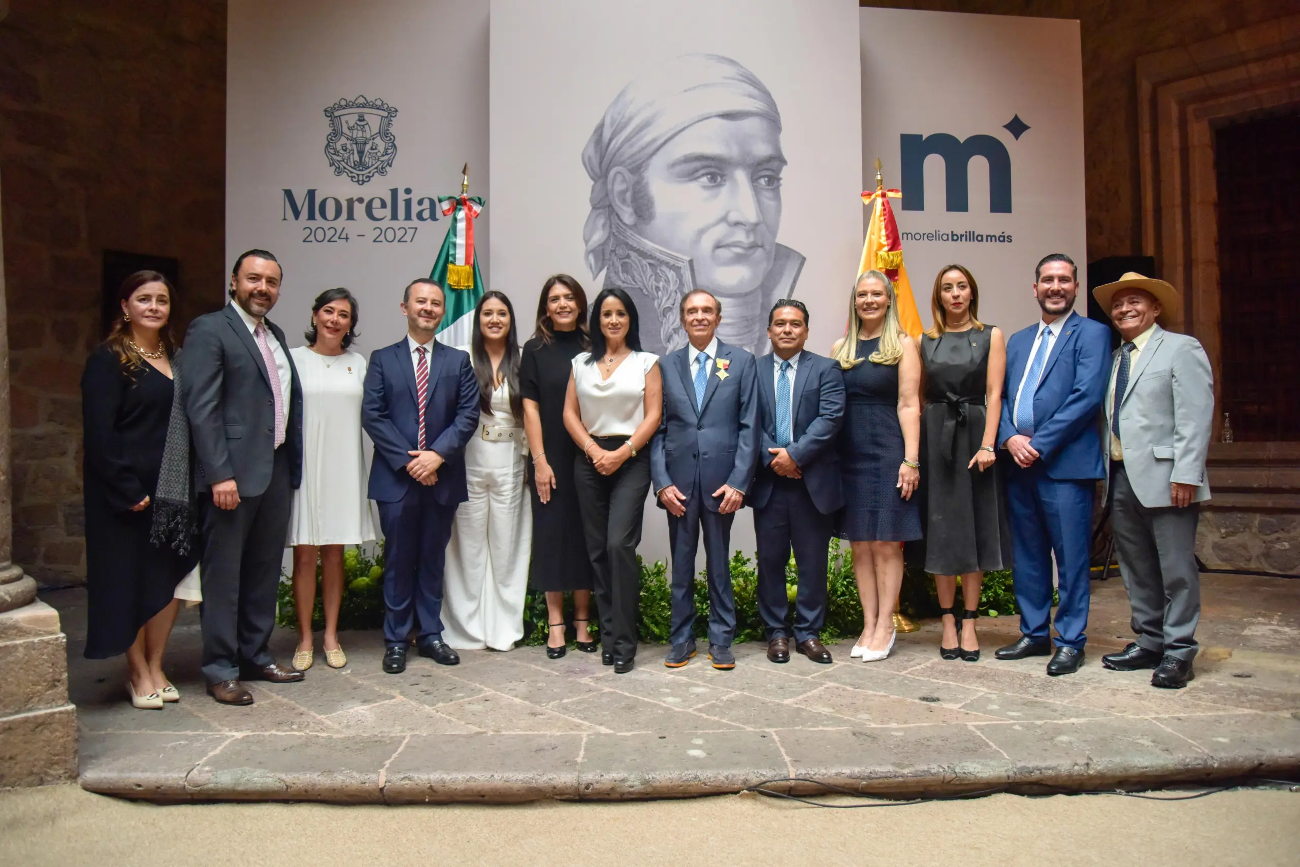 Fausto Vallejo Mora celebra entrega de la Presea Generalísimo Morelos 2026 a Enrique Ramírez Villalón