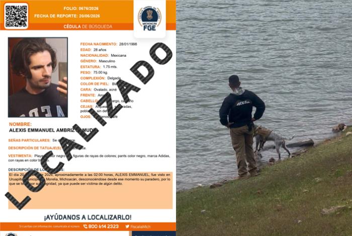 FGE adelanta que la muerte de joven en la presa de Cointzio fue asfixia por sumersión