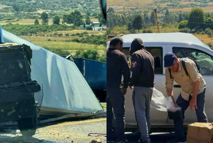 FGE investiga fatal accidente en el que murieron 7 personas; viajaban en un taxi Tsuru sobre la México–Guadalajara