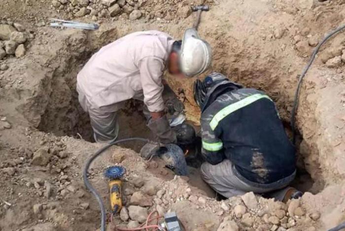 FGR asegura e inhabilita una toma clandestina en ducto de Pemex, en Tarímbaro