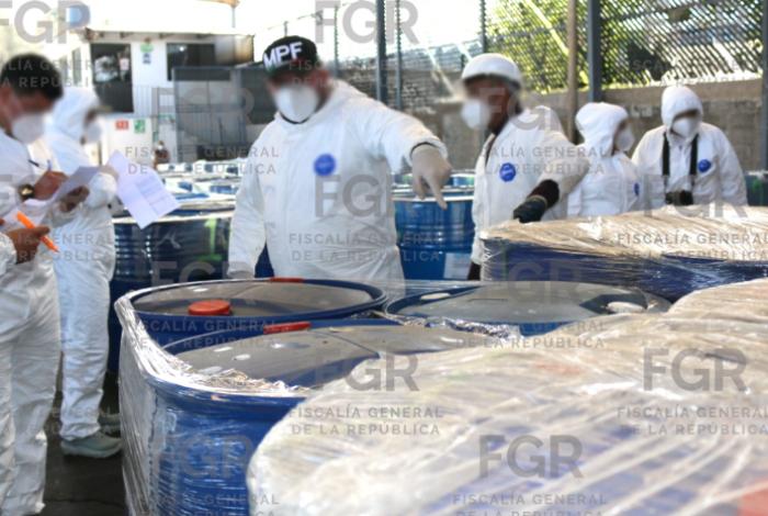 FGR destruye más de 100 toneladas de diversas sustancias