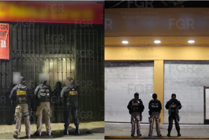 FGR ejecuta cateos y asegura presunta mercancía pirata en Morelia