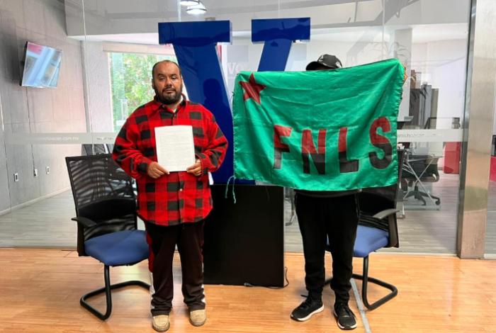 FNLS revira que sí tiene diálogo con el estado y la FGE: "Si atienden el tema del maestro Leobardo retiran el plantón"