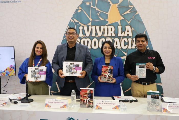 Fondo Editorial del Instituto Electoral de Michoacán presente en la FIL2025