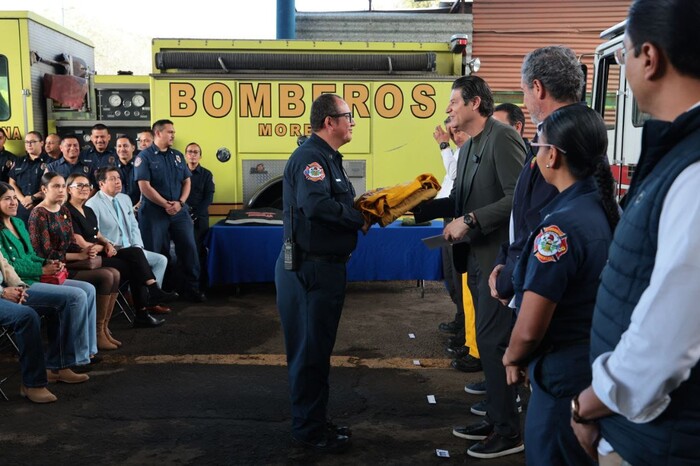 Fortalece Alfonso Martínez a Protección Civil municipal y Bomberos Morelia